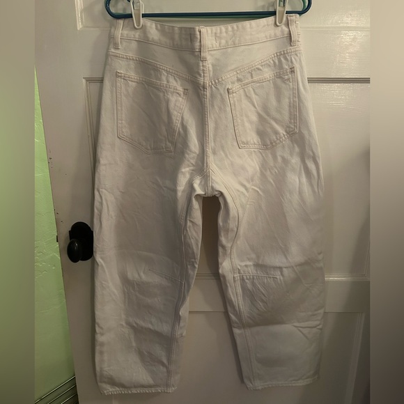 madewell | the darted barrel-leg jeans- vintage canvas - Picture 8 of 13